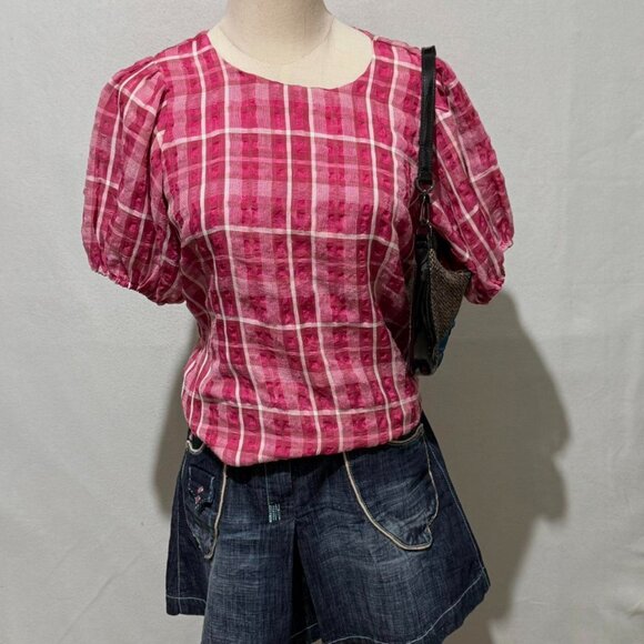 Madewell puff-sleeve top size XXS - Picture 1 of 7